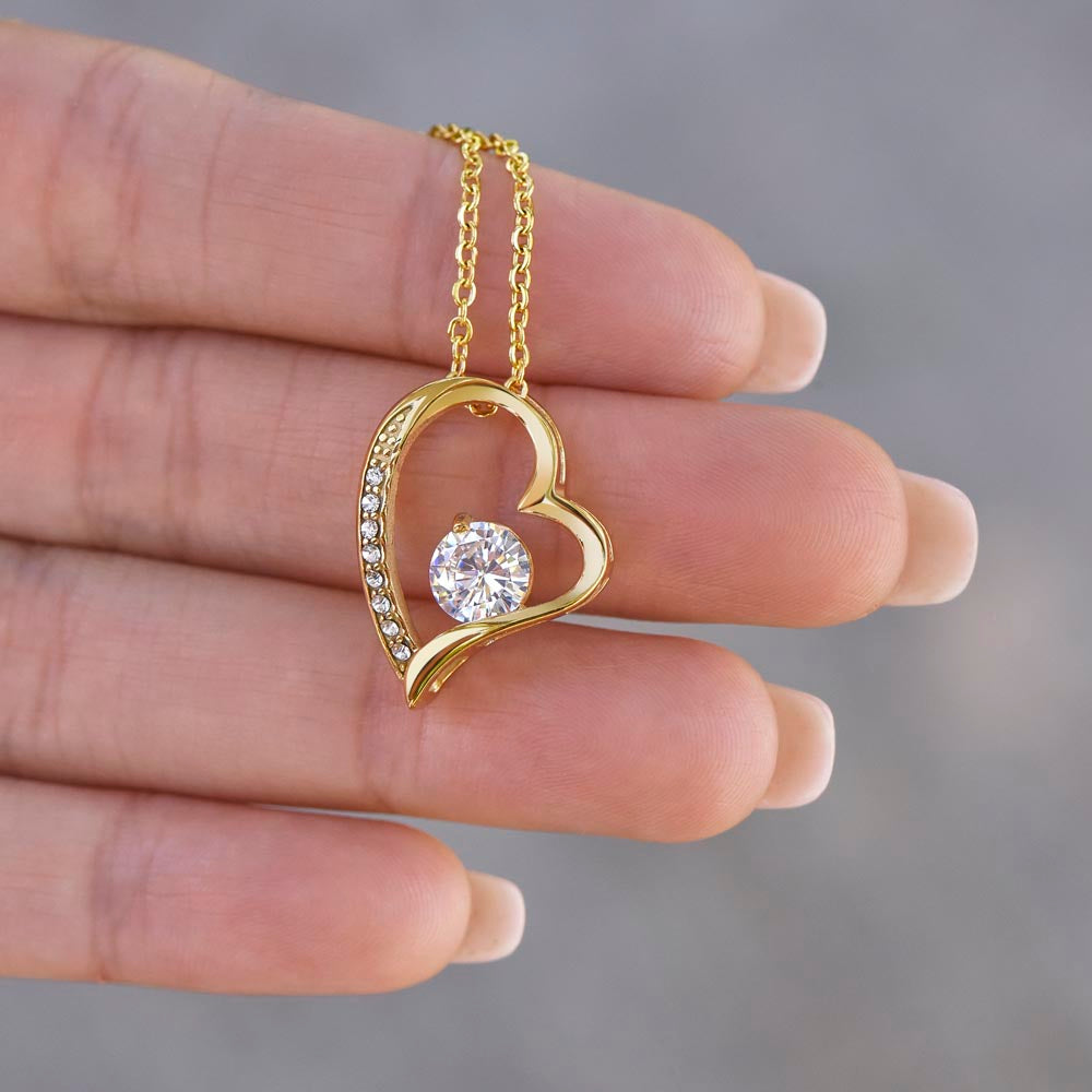 To My Daughter - I'm Proud To Be Your Father - Forever Love Necklace