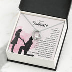 To My Soulmate Necklace - Best Soulmate Gift for Valentine’s Day & Everyday Romance - Forever Love Necklace