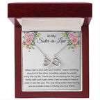 To My Sister In Law Necklace - Gift for Bonus Sister - Endless Love Necklace