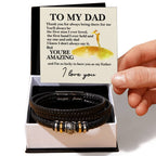 To My Dad - You're Amazing - Gift for Dad - Love You Forever Bracelet