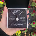 To My Beautiful Soulmate Necklace - Soulmate Gift for Her for Christmas & Everyday Love - Eternal Hope Necklace