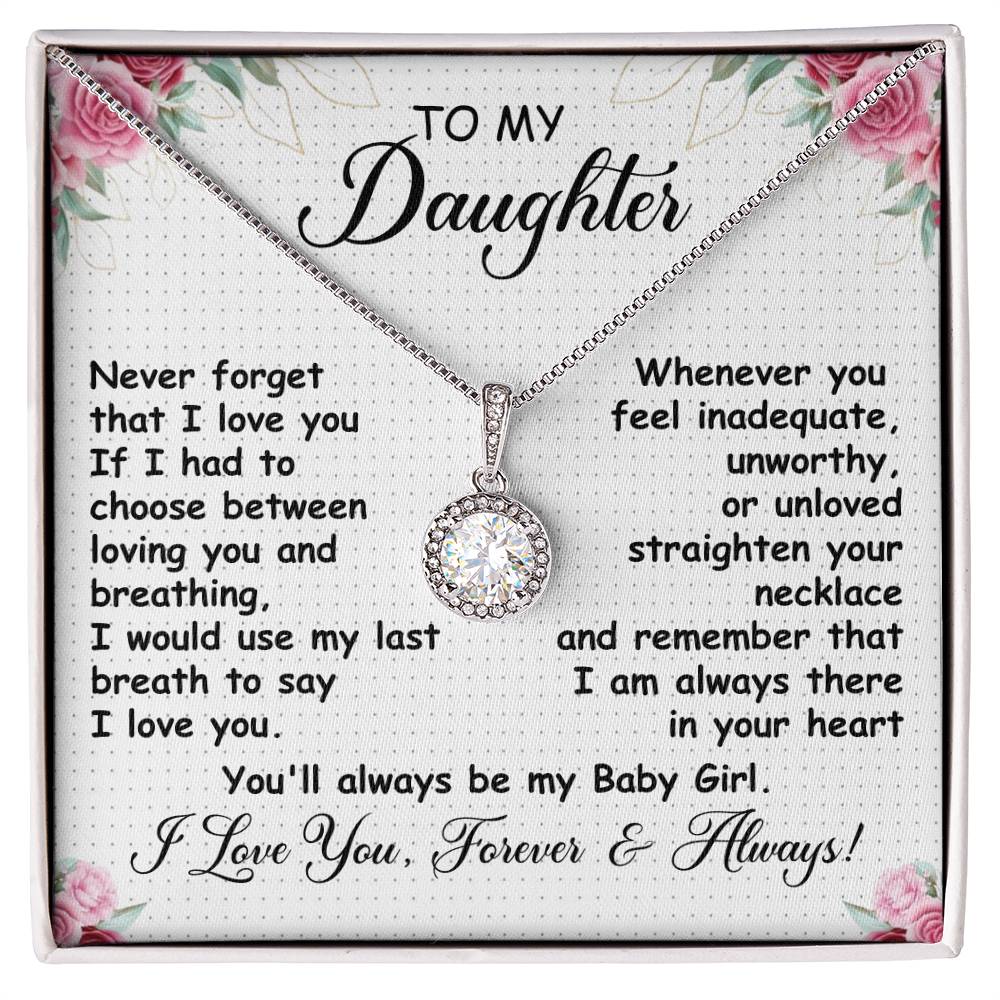 Daughter Present for Birthday, Graduation Achievements – Eternal Hope Necklace