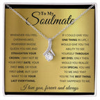 To My Soulmate Necklace - Unique Soulmate Gift for Her for Birthdays & Surprise Moments - Alluring Beauty Necklace