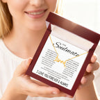 To My Soulmate Necklace - Sweet Soulmate Gift Idea for Valentine’s Day & Birthdays - Scripted Love Necklace