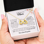 To My Amazing Mom - You are my best friend - Endless Love Necklace - Gift for Mom from Daughter