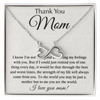 Thank You Mom - You Are My World - Endless Love Necklace - Best Gift For Mom