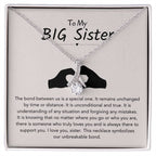 To My Big Sister Necklace - The bond between us is a special one - Gift for Big Sister - Alluring Beauty Necklace