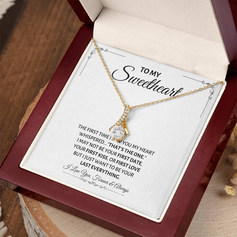 To My Sweetheart Necklace - Gift for Love on Valentine’s Day & Special Days - Alluring Beauty Necklace