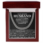 Romantic Husband Gift from Wife – Cuban Link Chain