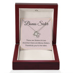 Bonus Sister Necklace Gift - Love Knot Necklace