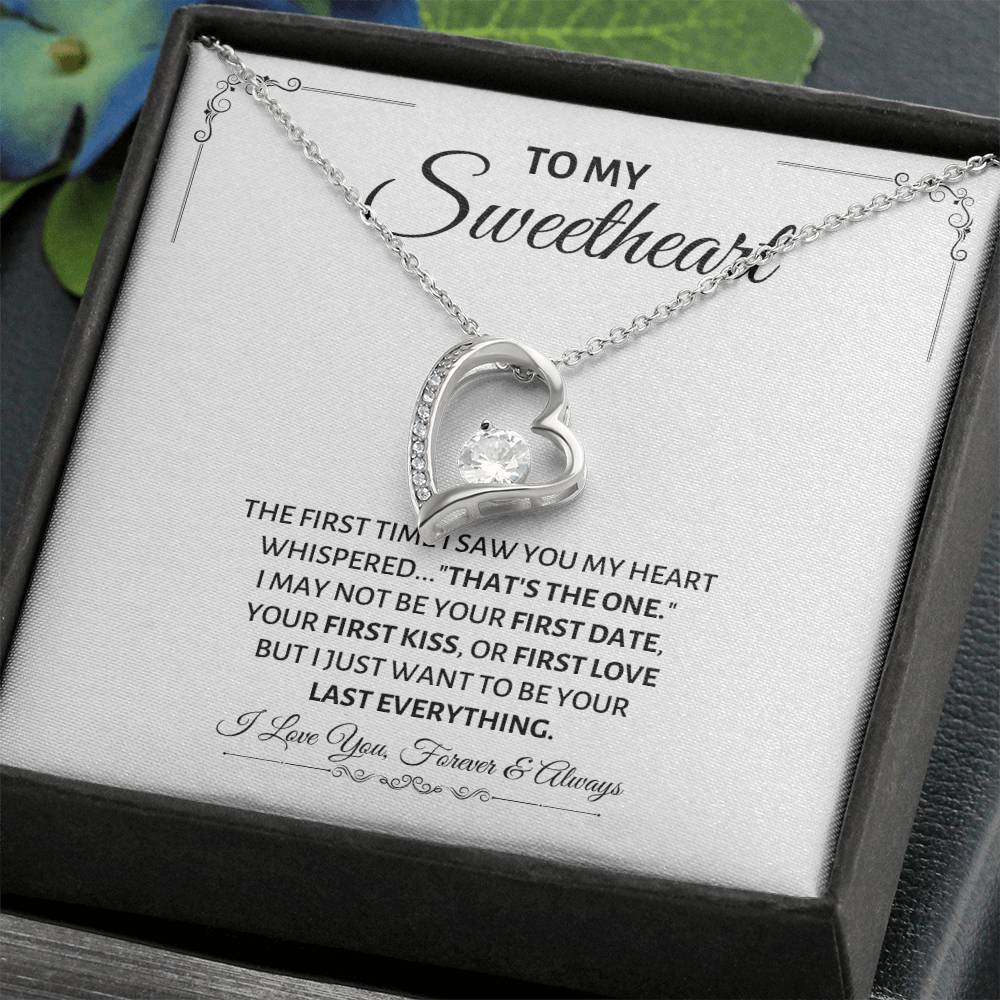 To My Sweetheart Necklace - Gift for Love on Valentine’s Day & Special Days - Forever Love Necklace