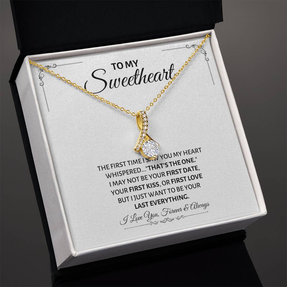 To My Sweetheart Necklace - Gift for Love on Valentine’s Day & Special Days - Alluring Beauty Necklace
