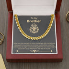 To My Brother - Cuban Link Chain - Jewelry Gift for Brother