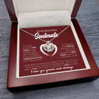 To My Beautiful Soulmate Necklace - Soulmate Jewelry Gift for Her for Birthday & Valentine’s Day - Crown Pendant Necklace