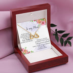 To My Mom - Thank You For The Love & Support - Endless Love Necklace - Gift for Mom