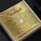 To My Beautiful Soulmate Necklace - Soulmate Gift for Her for Holiday Celebrations & Romance - Eternal Hope Necklace