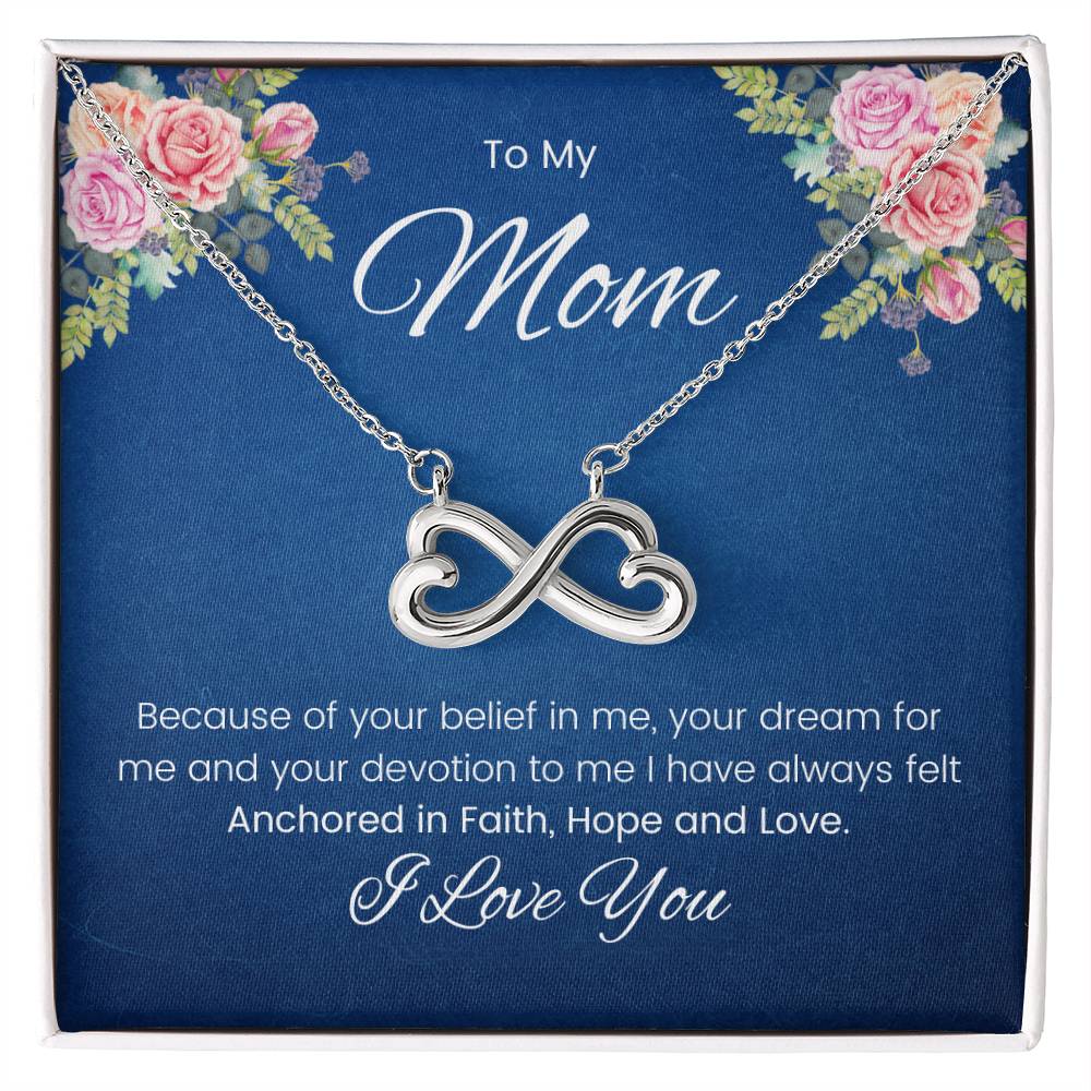 To My Mom - Endless Love Necklace - Mom Gift from Son/Daughter