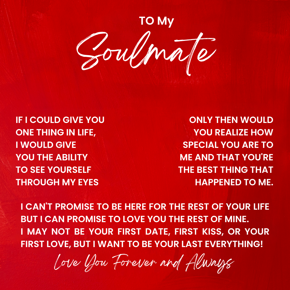 To My Soulmate Necklace - Long Distance Soulmate Gift for Valentine’s Day & Special Days - Crown Pendant Necklace