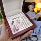 To My Soulmate Necklace - Best Soulmate Gift Idea for Valentine’s Day & Everyday Romance - Crown Pendant Necklace