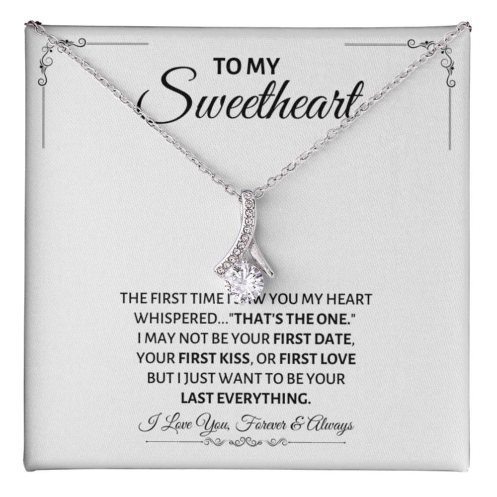 To My Sweetheart Necklace - Gift for Love on Valentine’s Day & Special Days - Alluring Beauty Necklace
