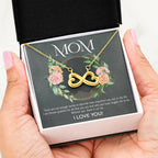 Mom - Without You, There Is No Me - Endless Love Necklace - Best Gift For Mom