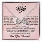 Anniversary Gift for Wife from Husband - Sweet Romantic Jewelry for Valentine’s Day - Endless Love Necklace