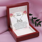 To My Precious Mom - Thank You For Being My Everything - Endless Love Necklace - Best Gift For Mom