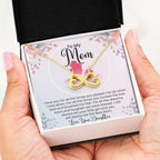 To My Mom - I Will Always Be Your Little Girl - Endless Love Necklace - Special Gift for Mom from Daughter