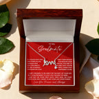 To My Soulmate Necklace - Long Distance Soulmate Gift for Valentine’s Day & Special Days - Scripted Love Necklace