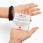 Holiday Gift for Son – Graduation, Birthday – Love You Forever Bracelet