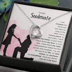 To My Soulmate Necklace - Best Soulmate Gift for Valentine’s Day & Everyday Romance - Forever Love Necklace