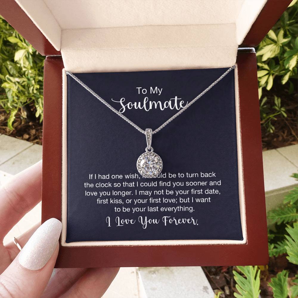 To My Soulmate Necklace - Romantic Jewelry Gift for Her for Christmas & Special Dates - Eternal Hope Necklace