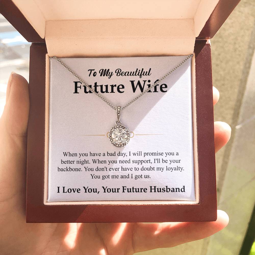 Future Wife Gift - Beautiful Necklace for Girlfriend for Birthday, Christmas & Romantic Moments - Eternal Hope Necklace