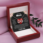 To My Loving Mom - You're the world for me - Endless Love Necklace - Special Gift for Mom