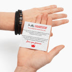 Holiday Gift for Grandson – Graduation, Birthday – Love You Forever Bracelet