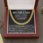 Romantic Husband Gift from Wife – Cuban Link Chain