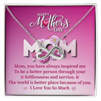 To My Mom - Happy Mother's Day - Endless Love Necklace