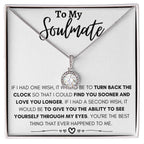 To My Soulmate Necklace - Long Distance Relationship Soulmate Gift for Romantic Occasions - Eternal Hope Necklace