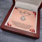 To My Wife Necklace - Emotional Love Gift from Husband for Birthday & Valentine’s Day - Crown Pendant Necklace