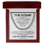 Cuban Link Chain Husband Gift – Birthday & Valentine’s Day from Wife