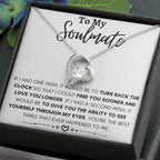 To My Soulmate Necklace - Soulmate Jewelry for Valentine’s Day & Gifts for Her - Forever Love Necklace