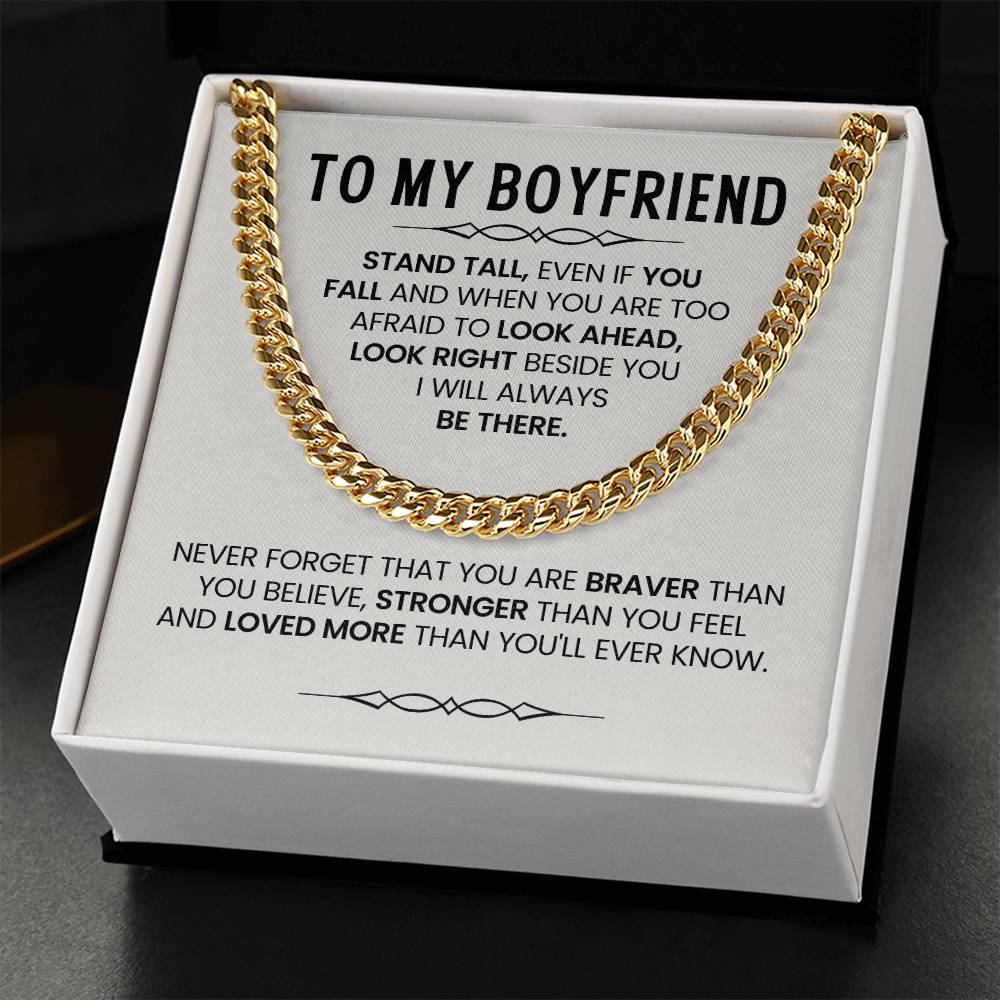 Romantic Boyfriend Gift from Girlfriend - Cuban Link Chain