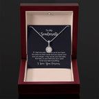 To My Soulmate Necklace - Romantic Jewelry Gift for Her for Christmas & Special Dates - Eternal Hope Necklace