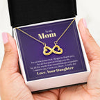 To My Mom - For all the times that I forgot to thank you Endless Love Necklace - Best Gift from Daughter to Mother