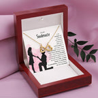 To My Soulmate Necklace - Unique Soulmate Gift for Her for Birthdays & Surprise Moments - Endless Love Necklace