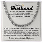 Cuban Link Chain for Husband – Birthday, Anniversary Gift from Wife
