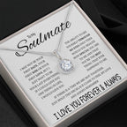 To My Soulmate Necklace - Unique Soulmate Gift for Her for Birthdays & Surprise Moments - Eternal Hope Necklace