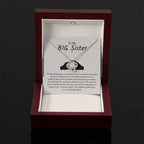 To My Big Sister Necklace - The bond between us is a special one - Gift for Big Sister - Love Knot Necklace