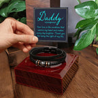 Daddy - your love is like sunshine - Gift for Dad - Love You Forever Bracelet