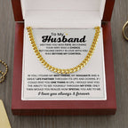 Cuban Link Chain for Husband – Birthday, Anniversary Gift from Wife